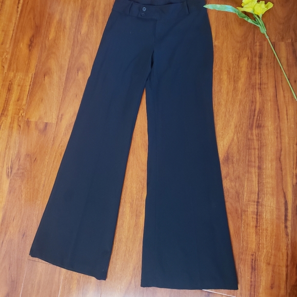 Just In: Black Chic Career Flare Pants - Picture 2 of 7